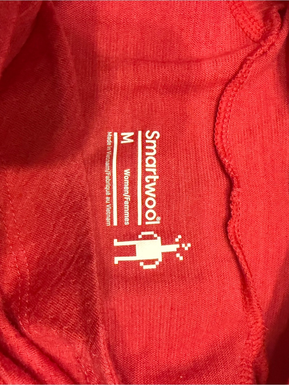 Smartwool Red Short-Sleeve Hooded Dress size medium - Picture 3 of 4